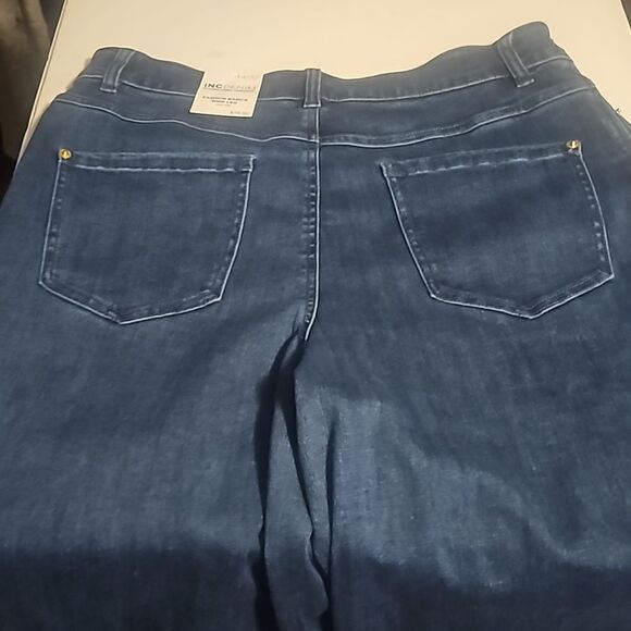 INC Denim wide leg High risen 14/34 - Picture 6 of 10